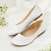 image:imageDREAM PAIRS Girls Ballet Flats Dress ShoesWhiteSatin
