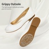 image:imageDREAM PAIRS Girls Ballet Flats Dress ShoesWhiteSatin