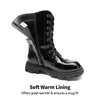 image:imageDREAM PAIRS Girls Combat Ankle BootsAll Black