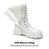 image:imageDREAM PAIRS Girls Combat Ankle BootsWhite
