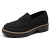 image:imageDREAM PAIRS Penny Chunky Loafers for Women Work ShoesBlack
