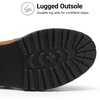 image:imageDREAM PAIRS Penny Chunky Loafers for Women Work ShoesBrown