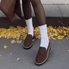 image:imageDREAM PAIRS Penny Chunky Loafers for Women Work ShoesDark Brown