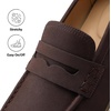 image:imageDREAM PAIRS Penny Chunky Loafers for Women Work ShoesDark Brown