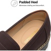 image:imageDREAM PAIRS Penny Chunky Loafers for Women Work ShoesDark Brown