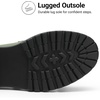 image:imageDREAM PAIRS Penny Chunky Loafers for Women Work ShoesGreen