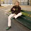 image:imageDREAM PAIRS Penny Chunky Loafers for Women Work ShoesGreen