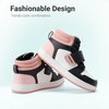 image:imageDREAM PAIRS Unisex Basketball Skyhigh ShoesBlackWhitePink
