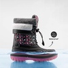 image:imageDREAM PAIRS Unisex Snow Waterproof Winter BootsBlackFuxia