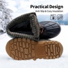 image:imageDREAM PAIRS Unisex Snow Waterproof Winter BootsBrown