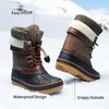 image:imageDREAM PAIRS Unisex Snow Waterproof Winter BootsBrown
