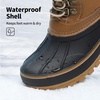 image:imageDREAM PAIRS Unisex Snow Waterproof Winter BootsTan