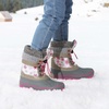 image:imageDREAM PAIRS Unisex Snow Waterproof Winter BootsWhiteFauxia