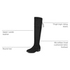image:imageDREAM PAIRS Womens Over the Knee High Riding BootsBlackSuede