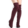image:imageDREAM PAIRS Womens Over the Knee High Riding BootsBurgundy