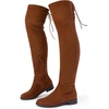 image:imageDREAM PAIRS Womens Over the Knee High Riding BootsTan