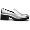 image:imageDREAM PAIRS Womens Penny Chunky Loafers Work ShoesSilver Pu