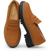 image:imageDREAM PAIRS Penny Chunky Loafers for Women Work ShoesBrown