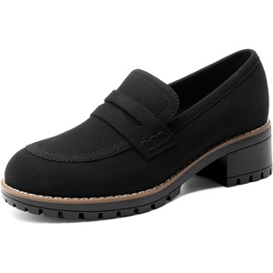image:imageDREAM PAIRS Womens Penny Chunky Loafers Work ShoesBlack