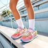 image:imageDREAM PAIRS Girls Tennis Shoes Rainbow SneakersOrange