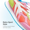 image:imageDREAM PAIRS Girls Tennis Shoes Rainbow SneakersOrange