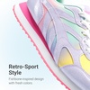 image:imageDREAM PAIRS Girls Tennis Shoes Rainbow SneakersPurple