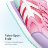 image:imageDREAM PAIRS Girls Tennis Shoes Rainbow SneakersRedPurple
