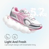 image:imageDREAM PAIRS Girls Tennis Shoes Rainbow SneakersWhitePink