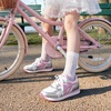 image:imageDREAM PAIRS Girls Tennis Shoes Rainbow SneakersWhitePink
