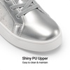image:imageDREAM PAIRS Unisex School Sneakers Tennis ShoesAll Silver