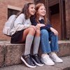 image:imageDREAM PAIRS Unisex School Sneakers Tennis ShoesBlackSilver