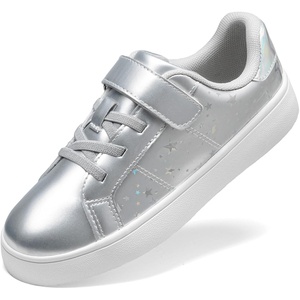 image:imageDREAM PAIRS Unisex School Sneakers Tennis ShoesAll Silver