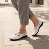 image:imageDREAM PAIRS Women Comfort Closed Toe Work Sandals LoaferWhite