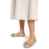 image:imageDREAM PAIRS Womens Foldable Bowknot Ballet FlatsGold