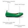 image:imageDREAM PAIRS Womens Foldable Bowknot Ballet FlatsGreen