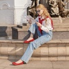 image:imageDREAM PAIRS Womens Foldable Bowknot Ballet FlatsRed