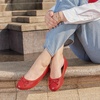 image:imageDREAM PAIRS Womens Foldable Bowknot Ballet FlatsRed