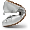 image:imageDREAM PAIRS Womens Foldable Bowknot Ballet FlatsSilver