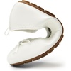 image:imageDREAM PAIRS Womens Foldable Bowknot Ballet FlatsWhite