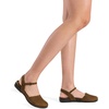 image:imageDREAM PAIRS Womens Arch Support Closed Toe SandalsBrown