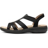 image:imageDREAM PAIRS Womens Comfortable Arch Support Flat SandalsBlack
