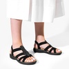 image:imageDREAM PAIRS Womens Comfortable Arch Support Flat SandalsBlack