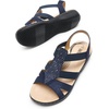 image:imageDREAM PAIRS Womens Comfortable Arch Support Flat SandalsNavy