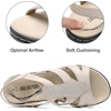 image:imageDREAM PAIRS Womens Comfortable Arch Support Flat SandalsNude