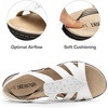 image:imageDREAM PAIRS Womens Comfortable Arch Support Flat SandalsWhite