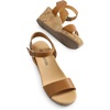 image:imageDREAM PAIRS Womens Cushioned Platform Wedge SandalsCamelPu