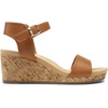 image:imageDREAM PAIRS Womens Cushioned Platform Wedge SandalsCamelPu