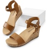 image:imageDREAM PAIRS Womens Cushioned Platform Wedge SandalsCamelPu