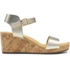 image:imageDREAM PAIRS Womens Cushioned Platform Wedge SandalsGoldpu