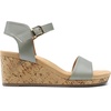 image:imageDREAM PAIRS Womens Cushioned Platform Wedge SandalsGreyPu